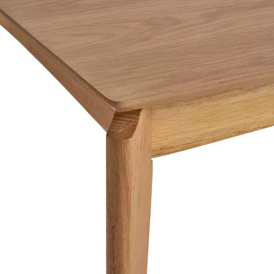 Wood and Metal Upholstered Dining Table with 6 Chairs - Seats 6, Rectangle